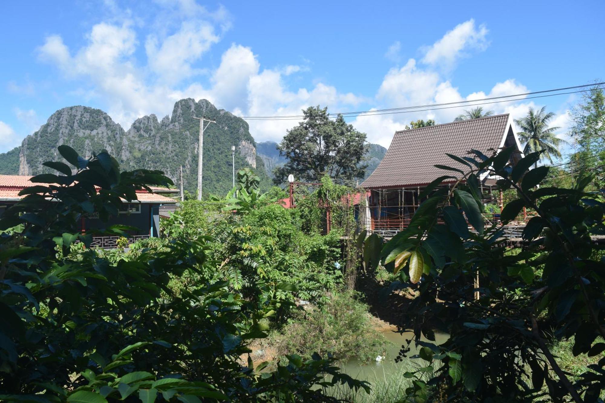 Namsong Bridge Bungalows Vang Vieng Exteriör bild
